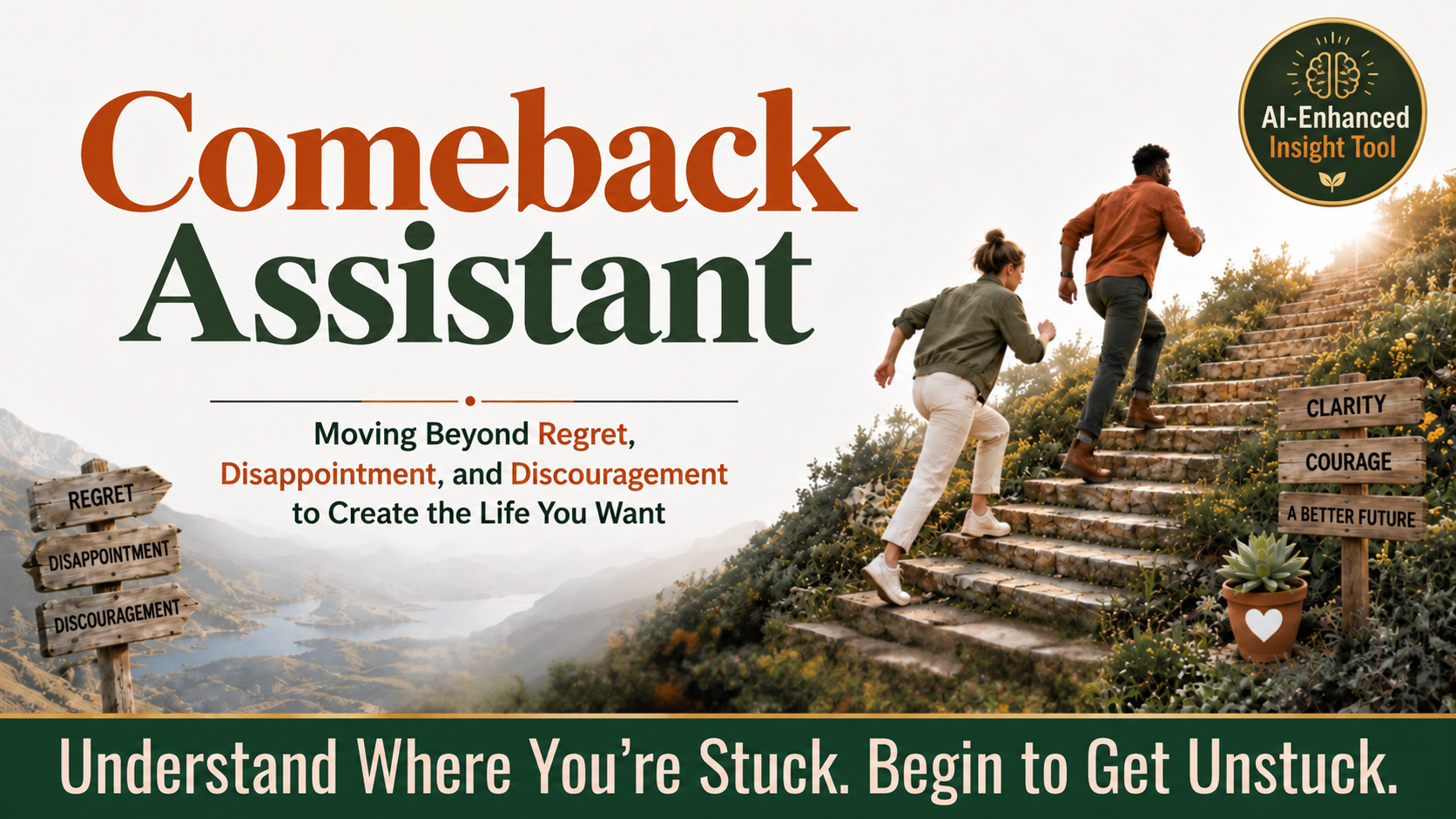 Comeback from Setbacks Assistant banner
